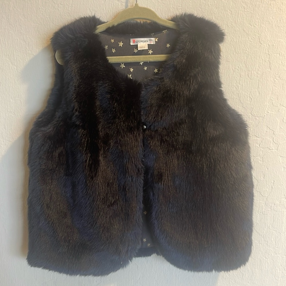 Faux fur vest